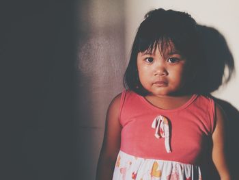 Portrait of cute girl