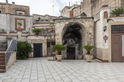 Entrance of historic building