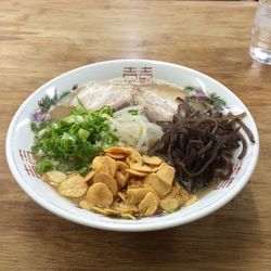 Close-up of food served in plate