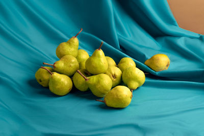 Close-up of pears