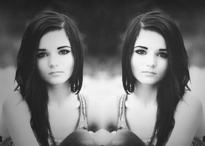 Portrait of young woman