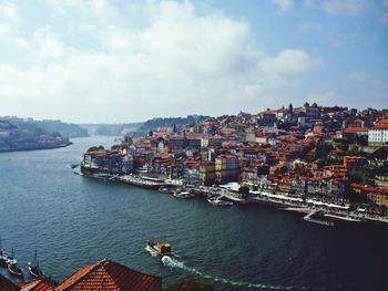 View of city at waterfront