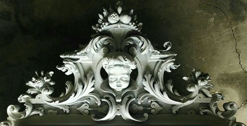 Close-up of painting on wall
