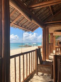 View of beach against sky