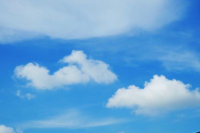 Low angle view of clouds in sky