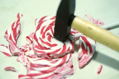 Close up of red cake