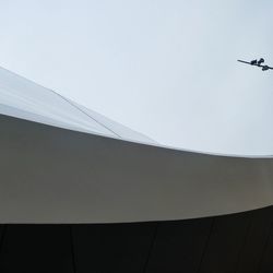 Low angle view of building against sky