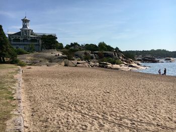 View of beach against sky