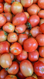 Full frame shot of oranges at market