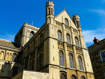 Low angle view of cathedral against sky