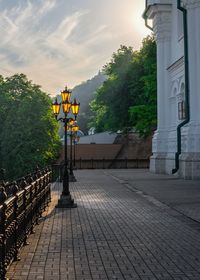 Assumption cathedral on the territory of the svyatogorsk lavra in ukraine, on a sunny summer morning