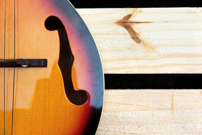 Close-up of guitar