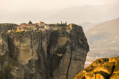 Rock formations at seaside