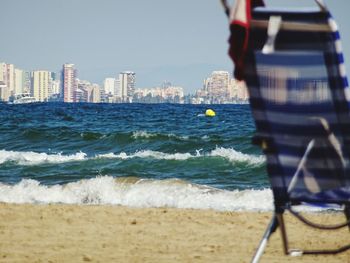 View of city at waterfront