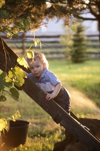 Low section of woman holding plant