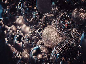 Close-up of christmas decorations