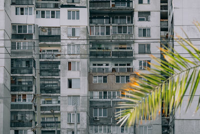 Exterior of modern buildings in city