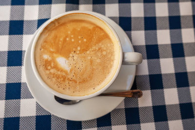 Close-up of coffee on table