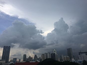 Modern cityscape against sky