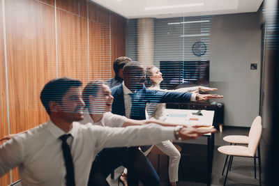 Group of people using laptop