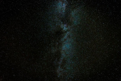 Low angle view of star field against star field