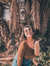 Portrait of a smiling young woman