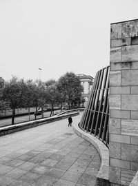 People walking on walkway