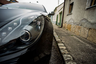 Close-up of car