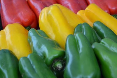 Full frame shot of bell peppers
