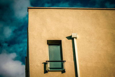 Low angle view of building against sky