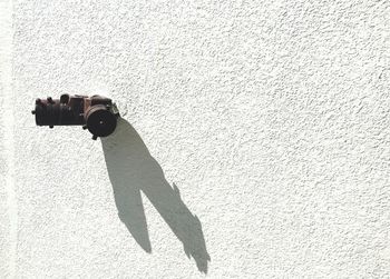 Close-up of shadow on wall