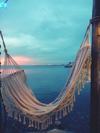 Panoramic shot of sea against sky