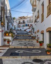 Picturesque white town mijas, malaga, andalusia, spain