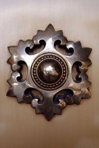 Close-up of carving on wall