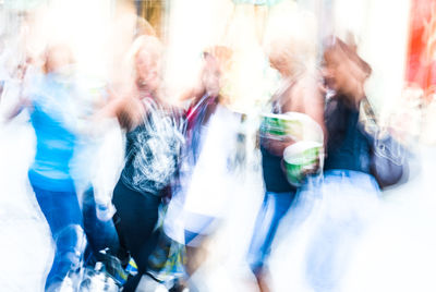 Group of people at music concert