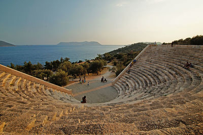 Amphitheater against sky