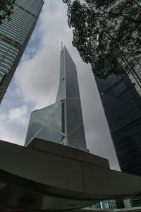 Low angle view of built structure against sky