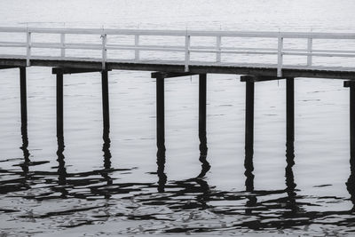 Pier on sea