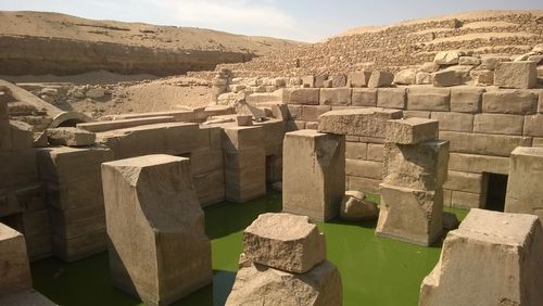 View of old ruins