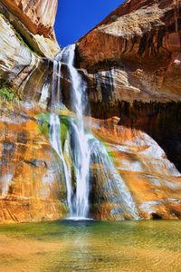 View of waterfall