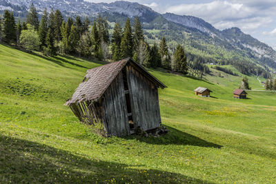 Scenic view of landscape and mountains