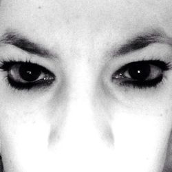 Close-up portrait of young woman