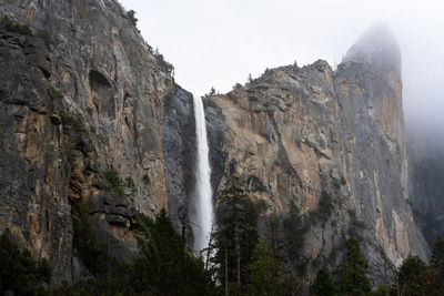 Panoramic view of rock formations