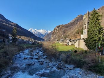 A quiet hamlet nestled in the valley.