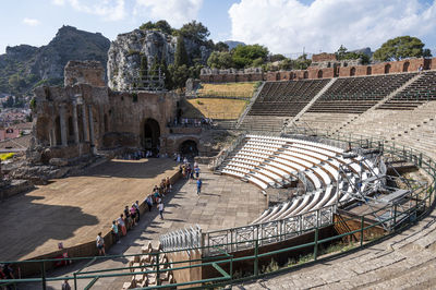  the famous greek theater of taormina