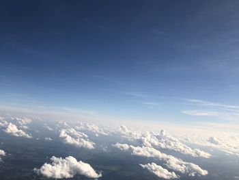 Low angle view of clouds in sky
