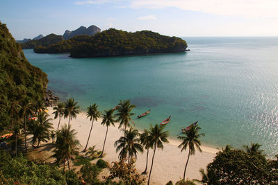 View of calm sea against the sky