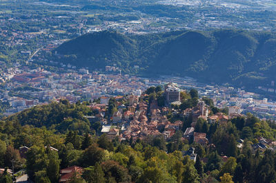 View from the volta lighthouse in the direction of brunate funicular