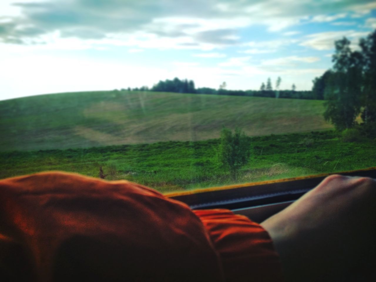 SCENIC VIEW OF LANDSCAPE SEEN THROUGH CAR