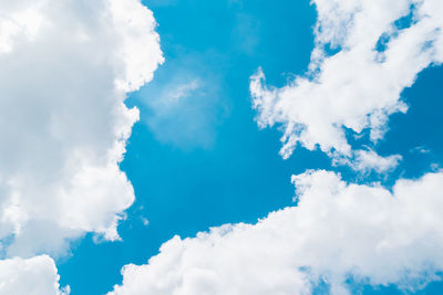 Low angle view of clouds in sky